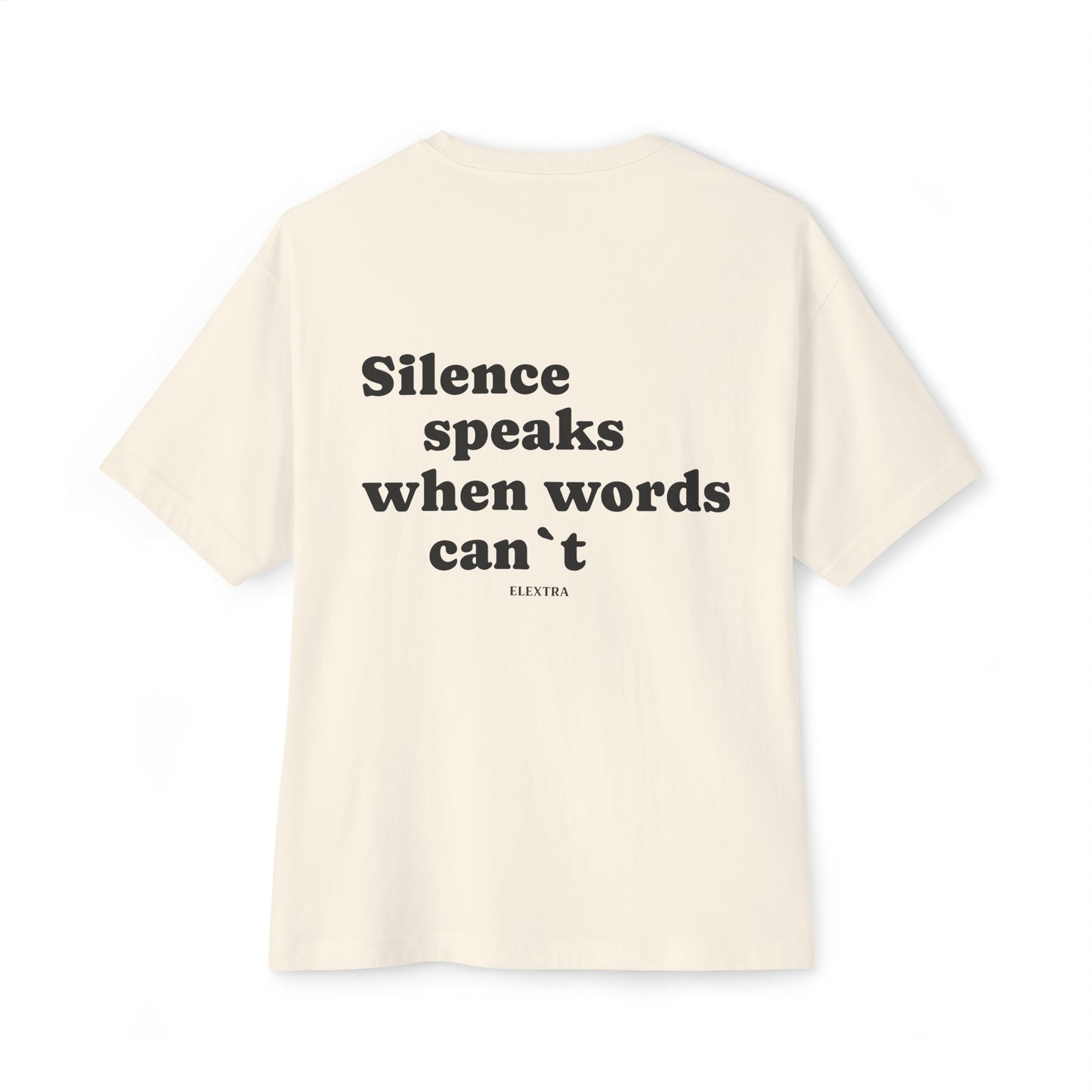 Oversized Etextra T-Shirt - Quiet Vibes Tee