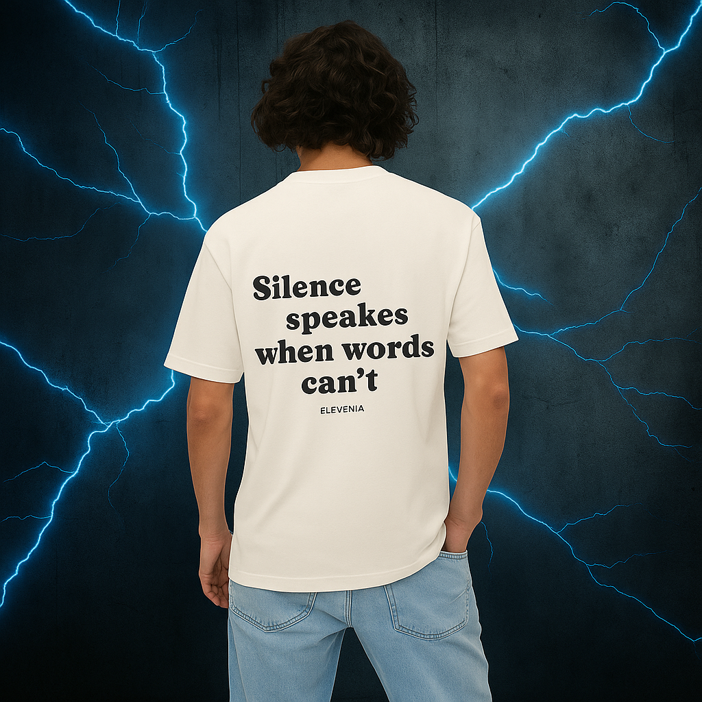 Oversized Etextra T-Shirt - Quiet Vibes Tee