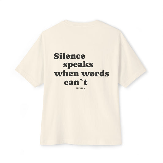 Oversized Etextra T-Shirt - Quiet Vibes Tee